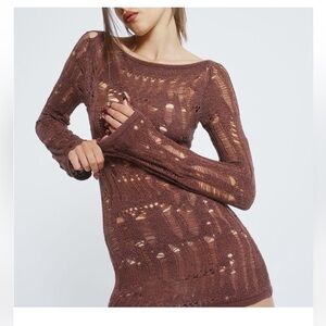 Jaded London saddle mini dress XS